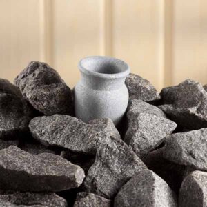 Soapstone-fragrance-jar-for-barrel-sauna-stove_2